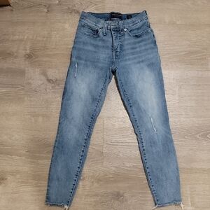 Lucky Brand Washed Blue High-Rise Skinny Jeans